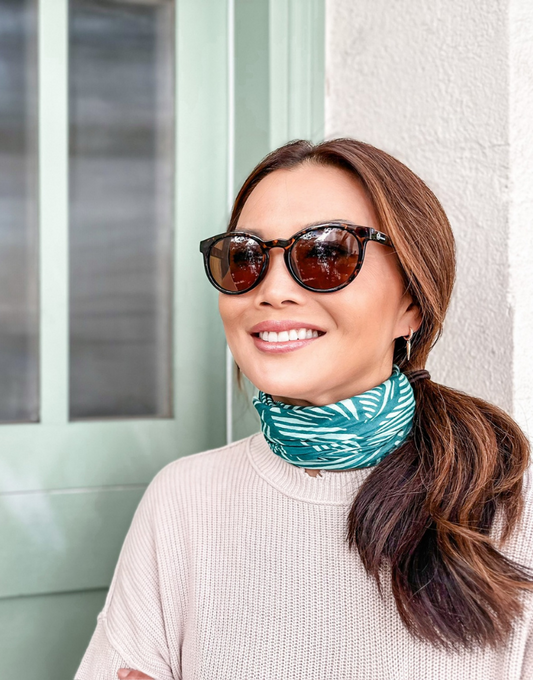 Roxy & Kelly - emerald or orange handmade silk scarf