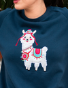 Alpaca - organic cotton round neck sweatshirt