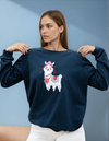 Alpaca - organic cotton round neck sweatshirt