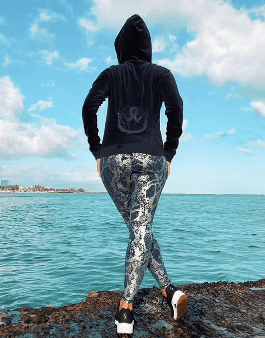 COBRA QUEEN SILVER - Shaping Leggings