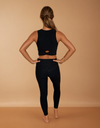 SHADOW – Full-coverage fitness outfit and leggings with pockets