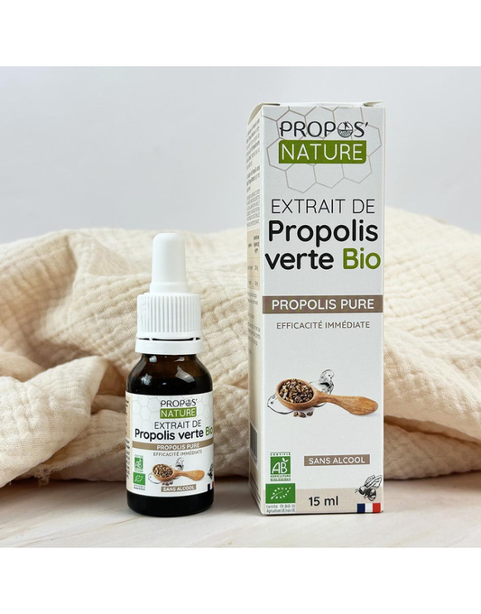 Organic Green Propolis Extract – Alcohol-Free | Natural Immunity – 15 ml