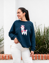 Alpaca - sweatshirt col rond coton bio