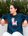 Alpaca - organic cotton round neck sweatshirt