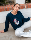 Alpaca - organic cotton round neck sweatshirt