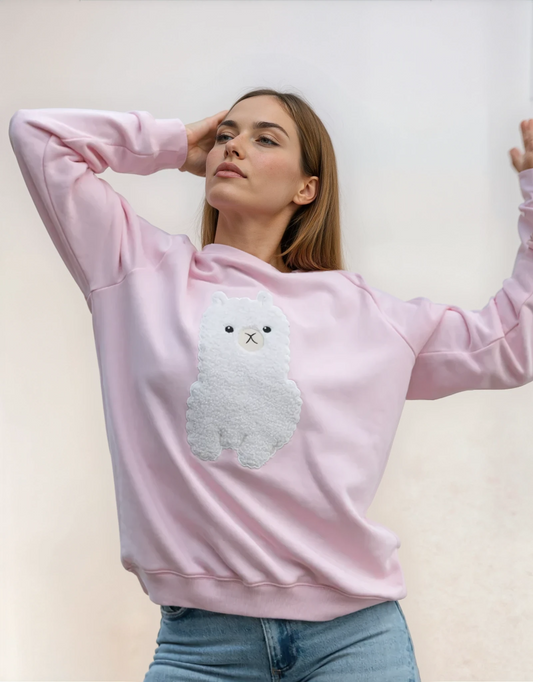 Pastel - organic cotton round neck sweatshirt