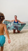 TROPIC: sand-repellent 100% recycled microfiber beach towel