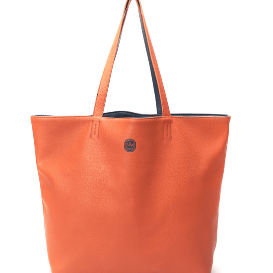 Reversible Vegan Leather Verona Tote Bag - XL